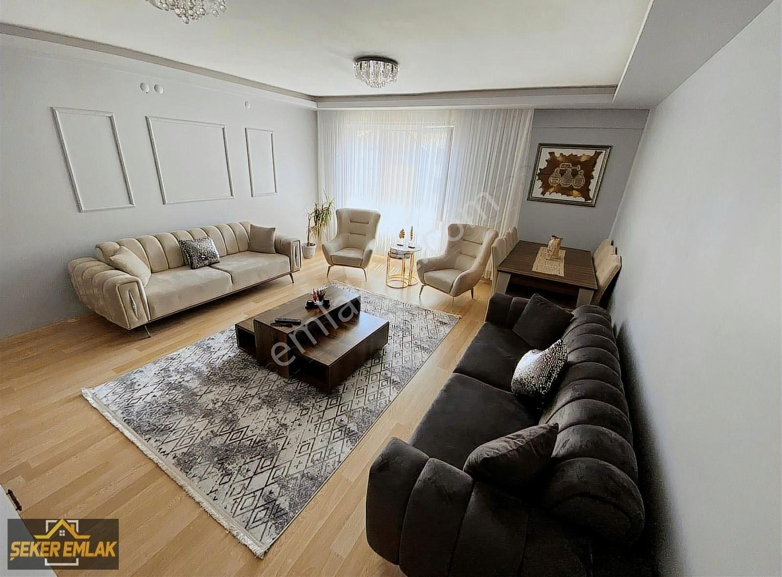 Odunpazarı Emek Satılık Daire Şekerden Emek Mah.ziya Göklp Cad Yakını 3+1 150 M² Lüx Daire