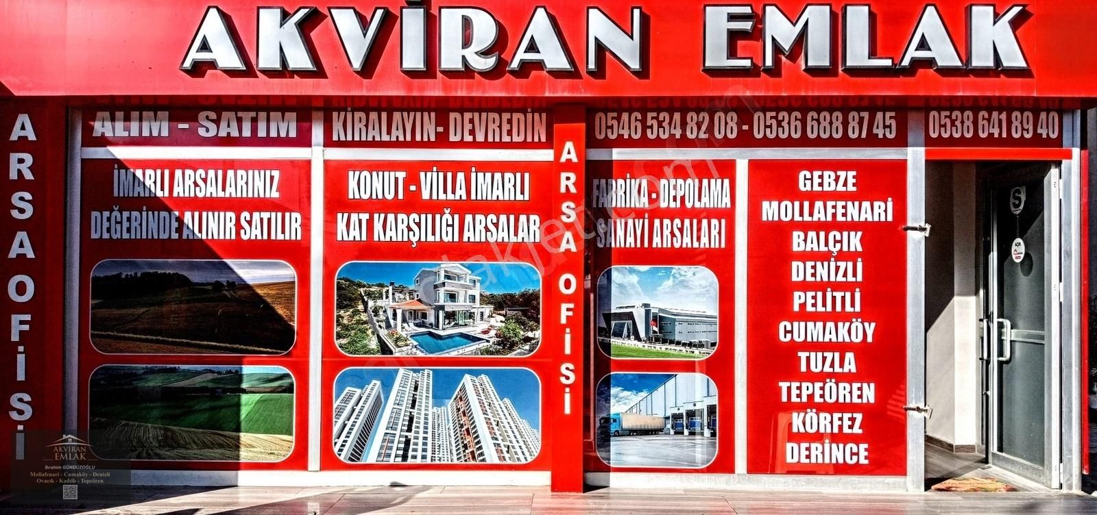 Gebze Mollafenari Satılık Konut İmarlı Gebze Akviranda 1 Emsal Yoğun Konut Alanında Hisseli Arsa