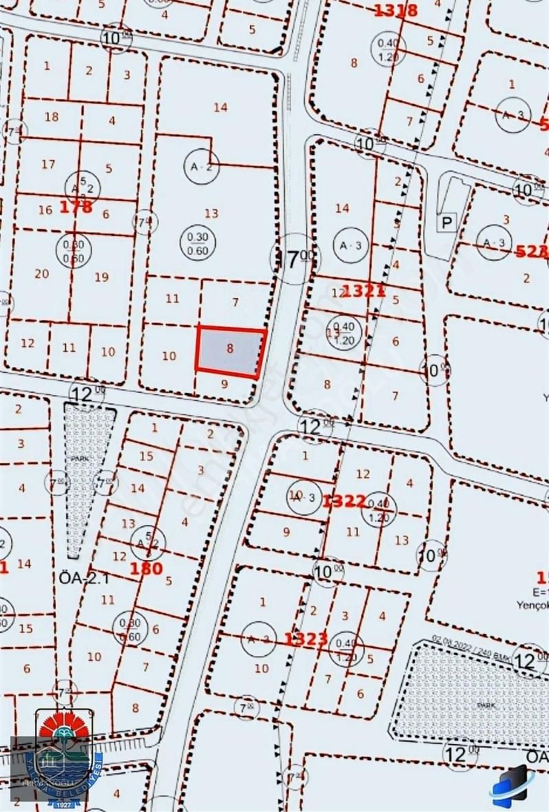 Yalova Merkez Kazım Karabekir Satılık Ticari İmarlı Tokilerin Üstü Ticari + Konut İmarlı Satılık Arsa