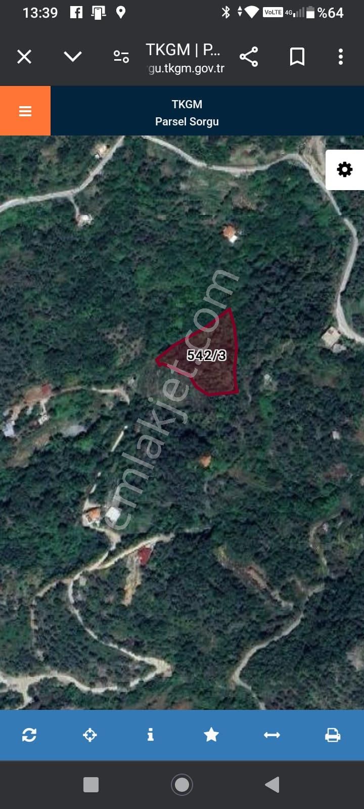 Alanya Mahmutseydi Satılık Tarla Mahmutseydi,de Satılık 3448 M2 Tarla