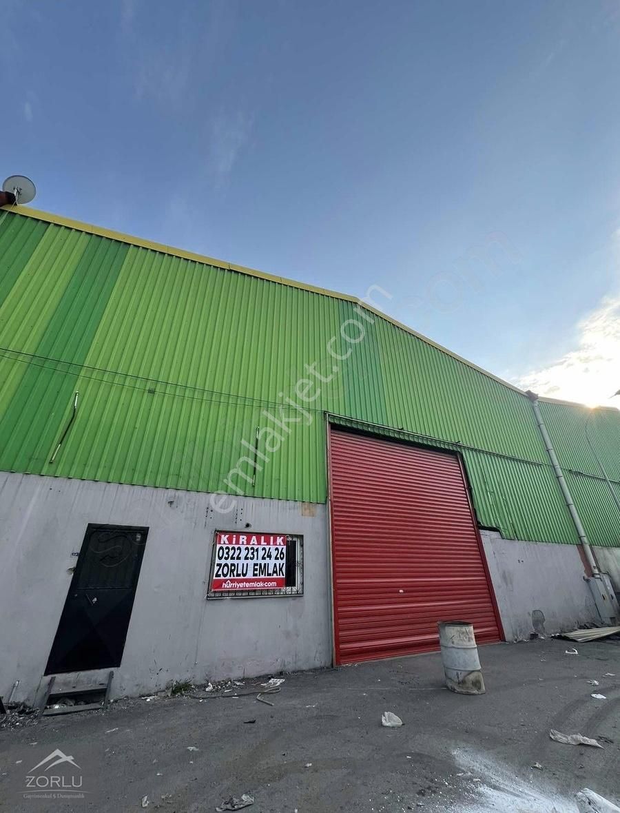 Seyhan Sarıhamzalı Kiralık Depo Zorlu'dan Kemaldeniz Sitesinde 1000 M2 Kiralık Depo Fabrika