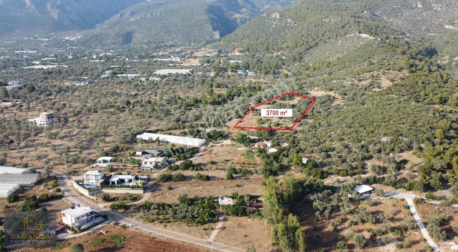 Kaş Çayköy Satılık Tarla Antalya Kaş Kalkan Çayköy'de Satılık 3700 M² Villa Arsası