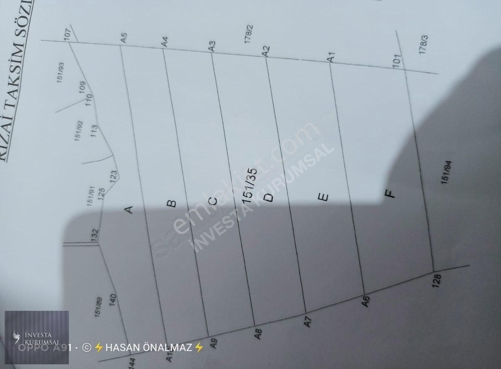 Kaş Palamut Satılık Tarla İnvesta'dan Kaş Sahilpalamutta Mahallesinde Satılık Tarla