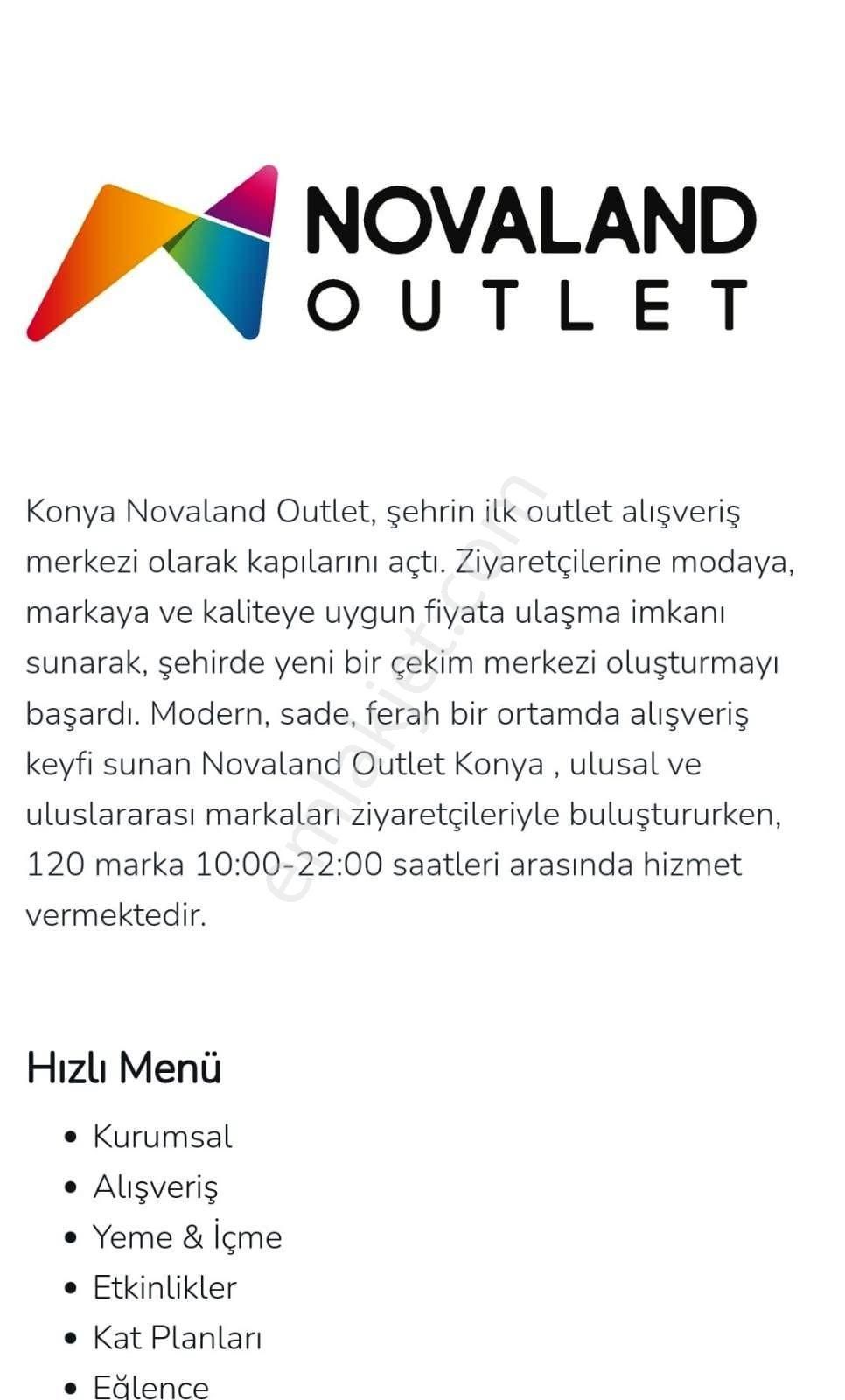 Baha'dan Novaland Avm De Satılık Geniş Mağaza - Görsel 12