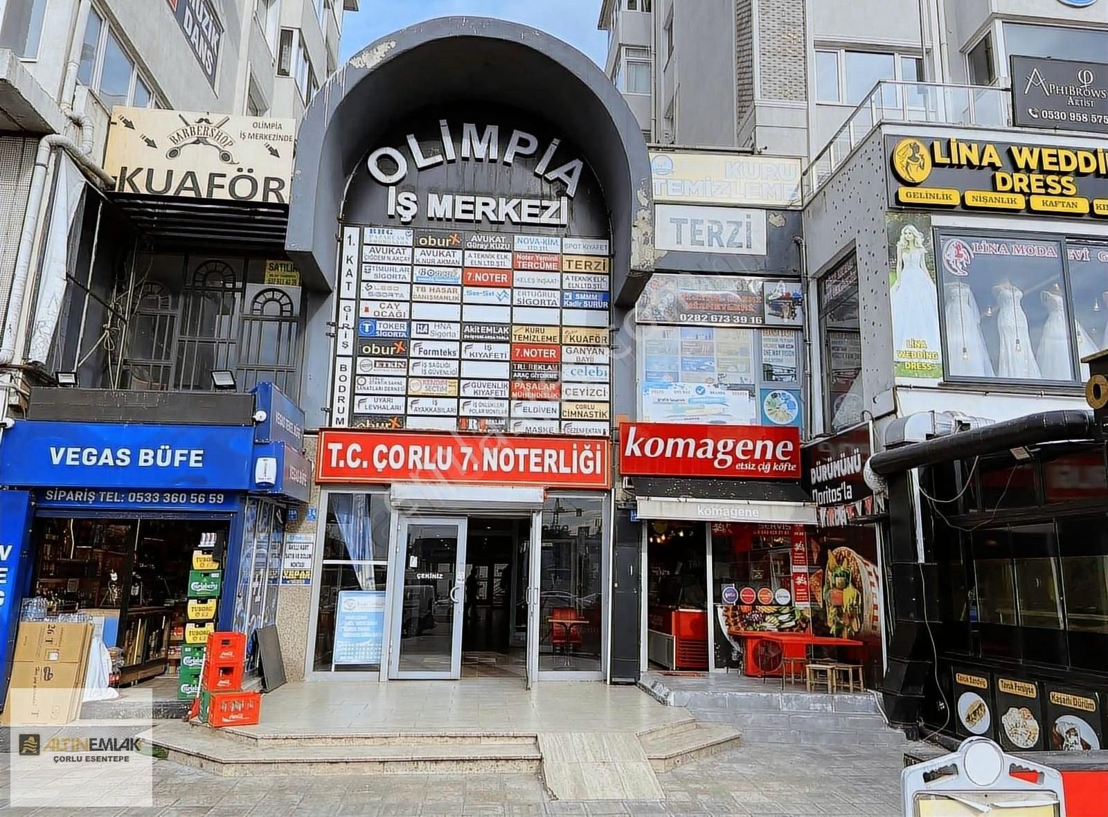 Çorlu Kazımiye Kiralık Dükkan & Mağaza Çorlu Olimpia İş Merkezinde Kiralık Dükkan