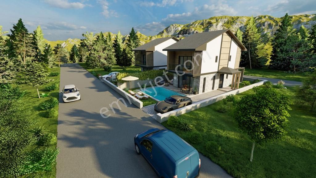 Fethiye Yeşilüzümlü Satılık Villa Goldhouse Dan Satılık Villa Yeşil Üzümlü De Doğa Manzaralı Fırsat  4+1