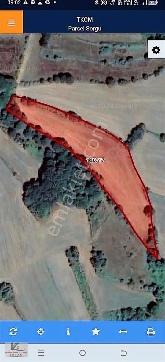 Kandıra Çalyer Satılık Konut İmarlı Kocaeli Kandıra Çalyer De 6.016 M2 İmar Yolu Mevcut 0.05 İmarlı