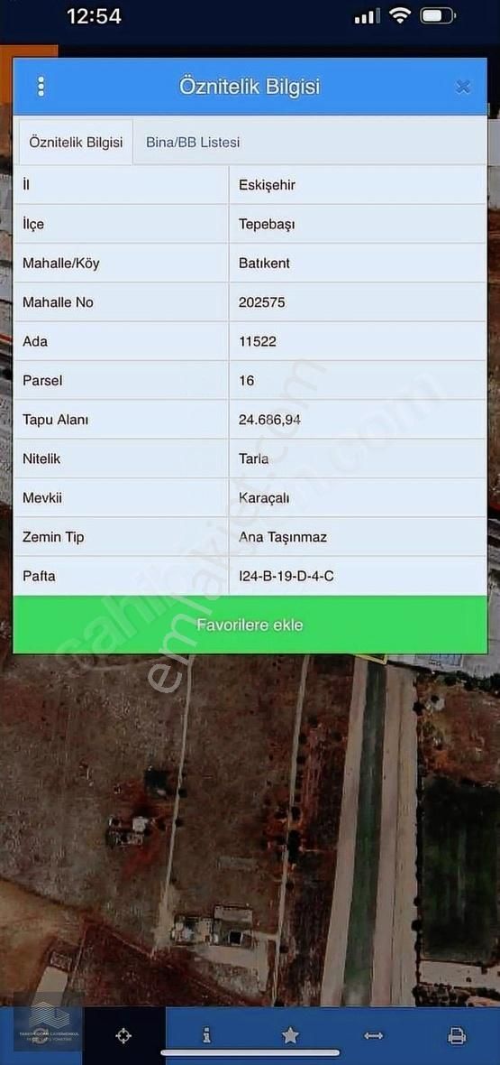 Ankara Bursa Çevreyolu Üzeri Kiralık Arsa