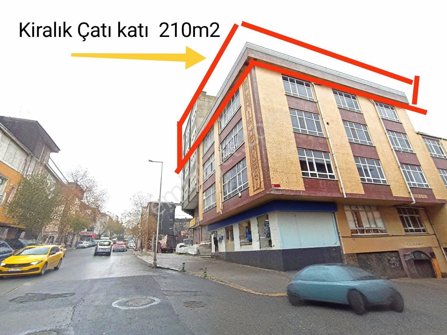 Bağcılar Yavuz Selim Kiralık İşhanı Katı Torun Grup İmalata Atölye Uygun 4.kat Kiralık 210m2 Cadde İşyeri