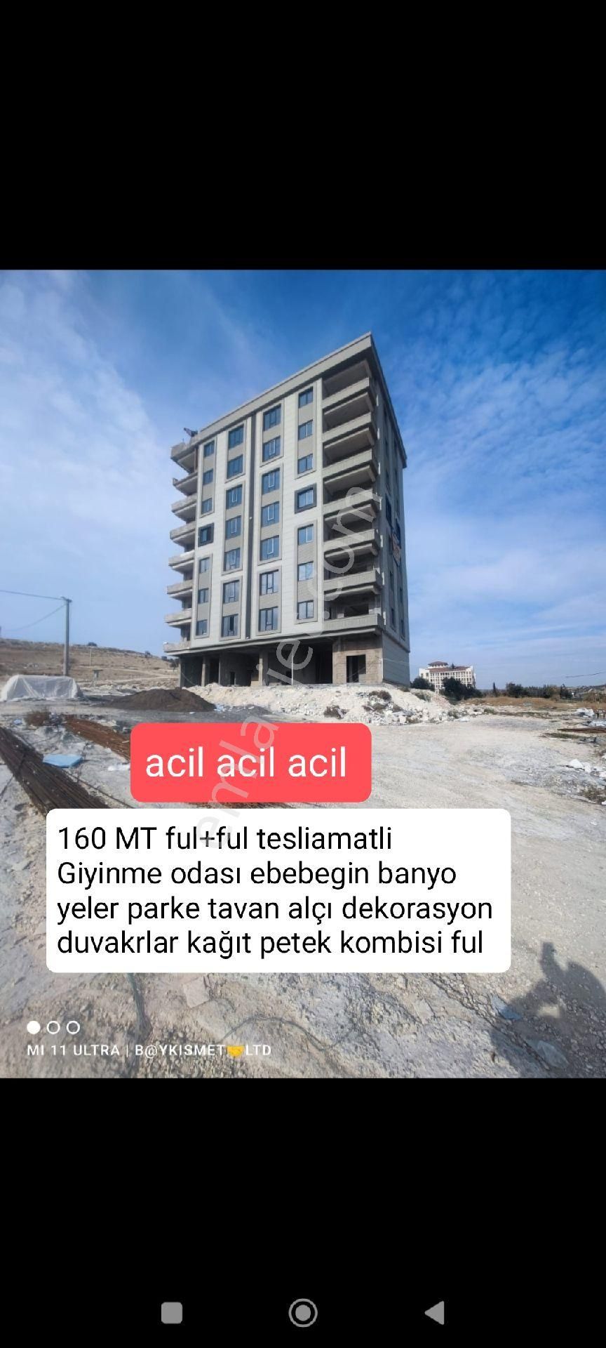 Haliliye Devteyşti Satılık Daire Acil Acil Acil Satılık 160 Mt 4 Oda Giyinme Odası Ebebegin Banyosu Ful+ful 160 Mt Daire