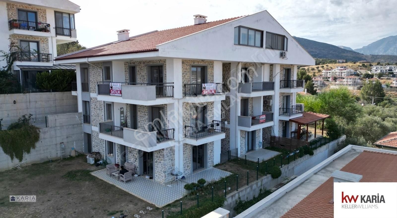 Datça İskele Satılık Daire Kw Karıa'dan Datça Merkezde Satılık 3+1 Dubleks Daire