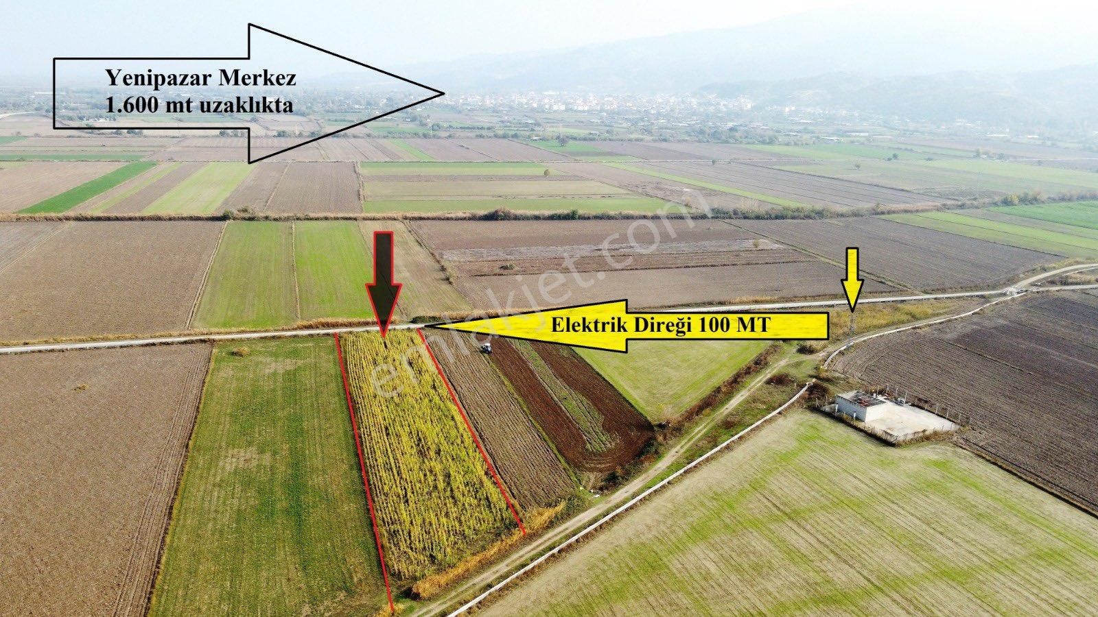 Yenipazar Çarşı Satılık Tarla Yenipazar Çarşı Mahallesinde 3.305 M2 Satılık Fırsat Tarım Arazisi