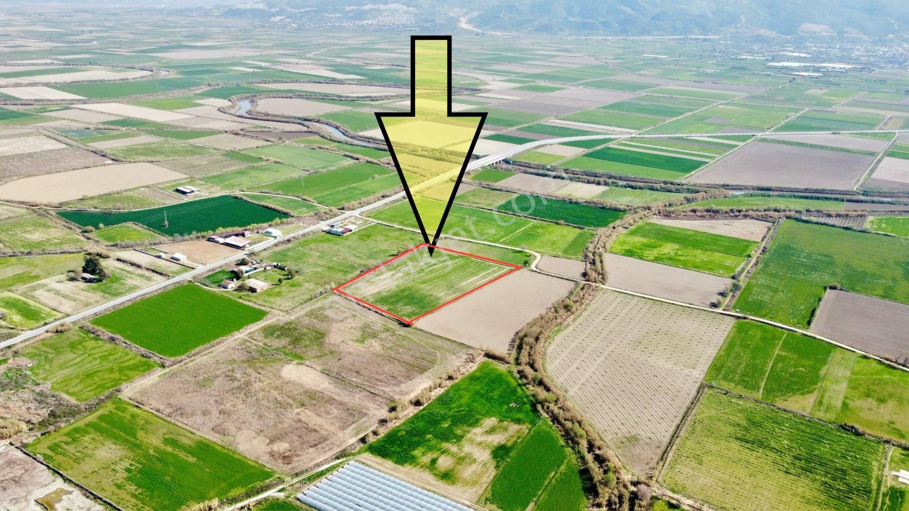 Sultanhisar Atça Satılık Tarla Han Gayrimenkul'den Ana Yola Yakın 19.000 M2 Satılık Tarla