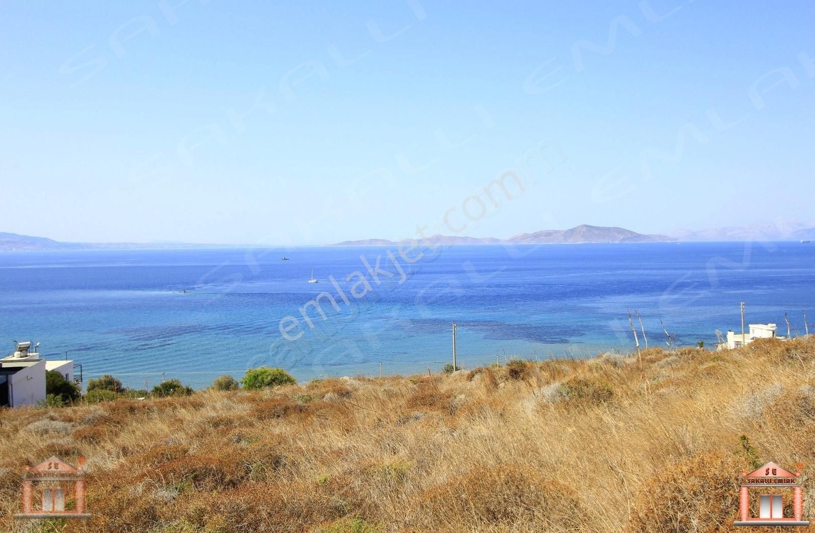 Muğla Bodrum Satılık Sit Alanı ️s-a-k-a-l-l-ı-dan Akyarlarda Deniz Manzaralı Satılık Arsa