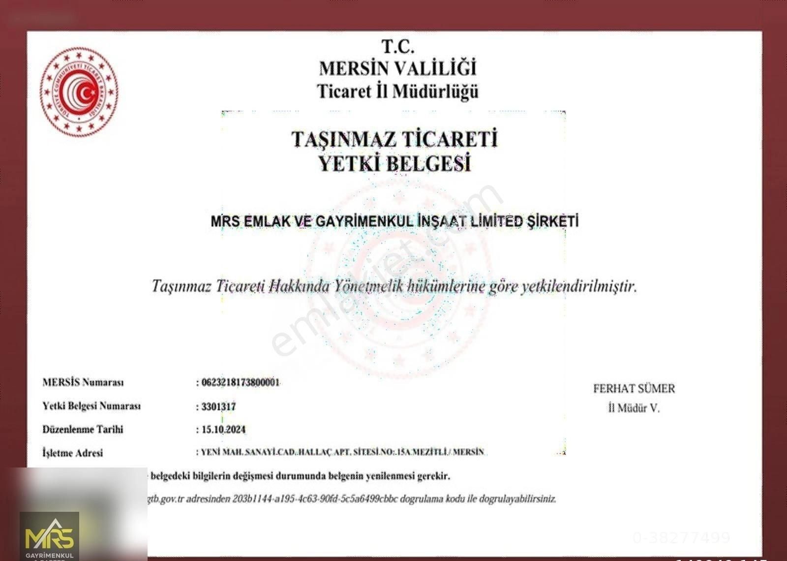 Mezitli Akdeniz Satılık Daire Mrs Gayrimenkulden Akdeniz Cad.üstü Deniz Manzaralı 3+1 Daire