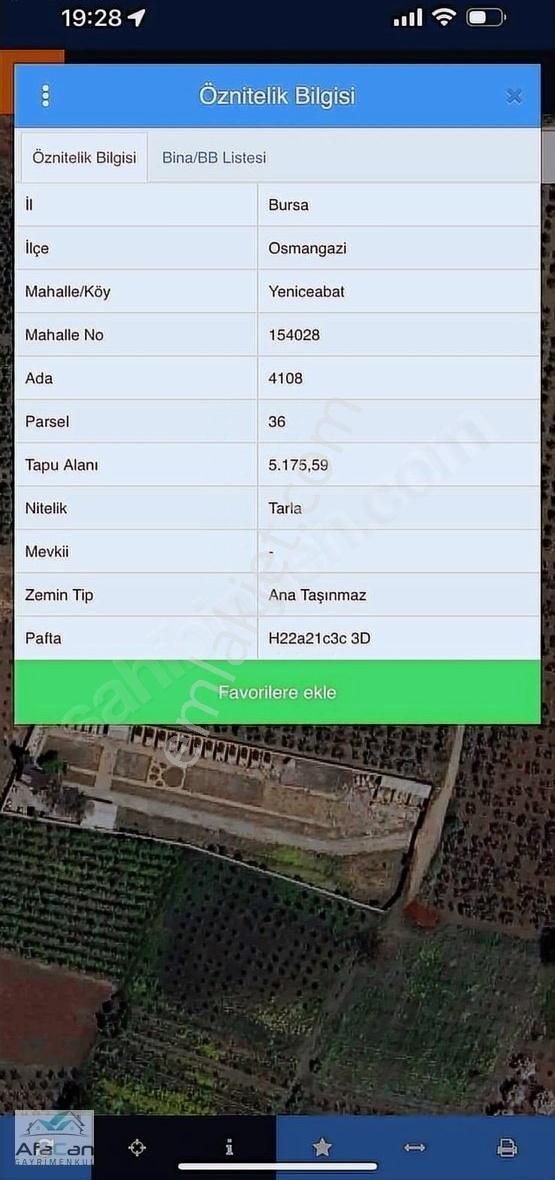 Bursa Yeniceabat Okullar Bölgesi Arkası 5173 M2 Mükemmel Arazi! - Görsel 17