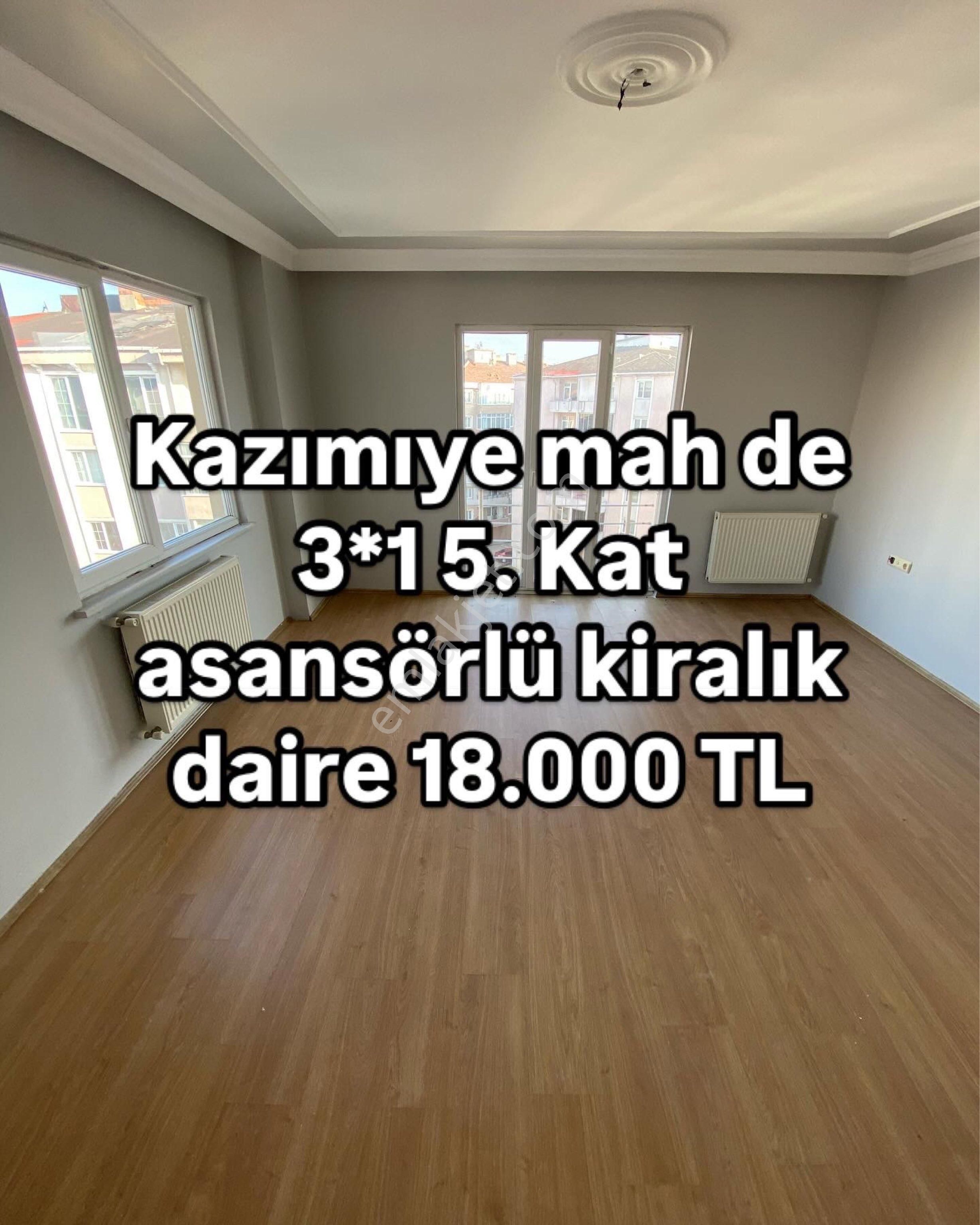 Çorlu Kazımiye Kiralık Daire Kazımıye Mah De 3+1 Asansörlü