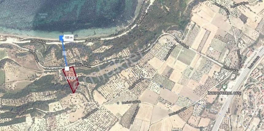 Çanakkale Merkez Erenköy Köyü (Merkez) Satılık Tarla Çanakkale İntepe'de Satılık 7.283 M2 Arsa