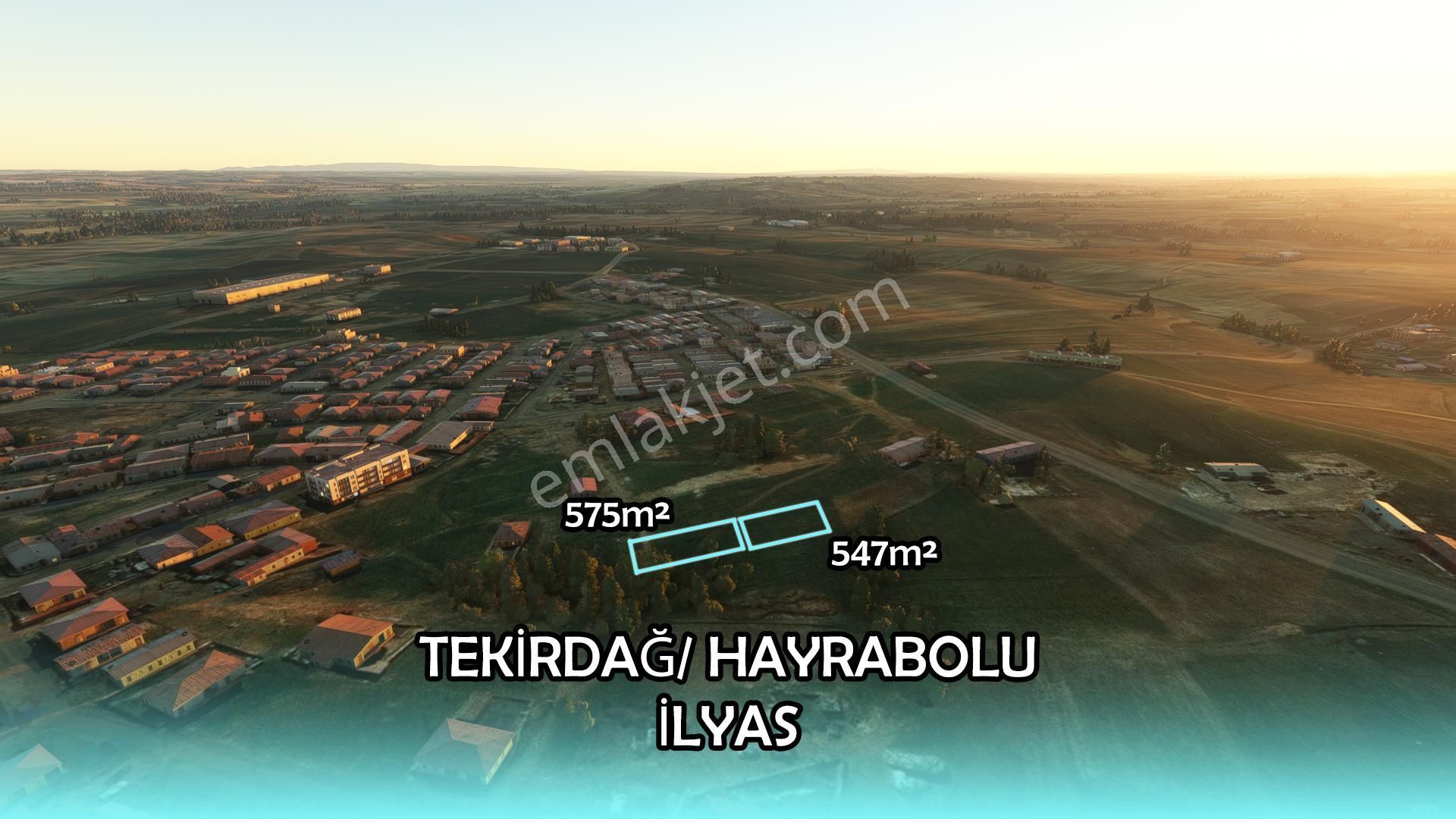 Hayrabolu Aydınevler Satılık Konut İmarlı Tekirdağ Hayrabolu İlyas 1122 M2 Yatırımlık Fırsat K.imarlı Arsa