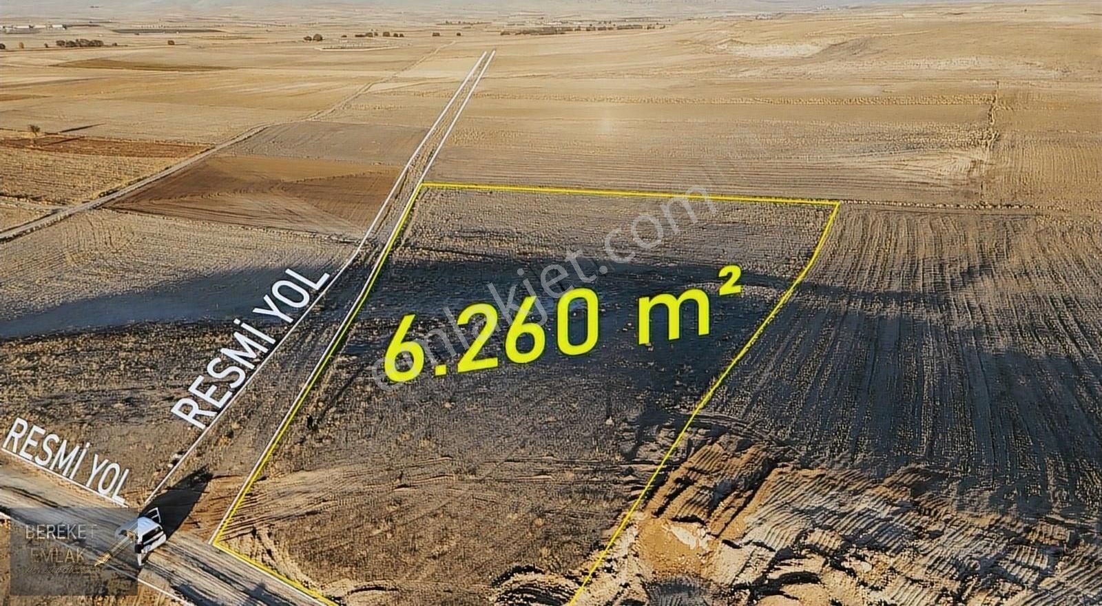 Bereket Emlak'dan Hatunsaray Da Müstakil 6260 M2 Fırsat Tarla - Görsel 5