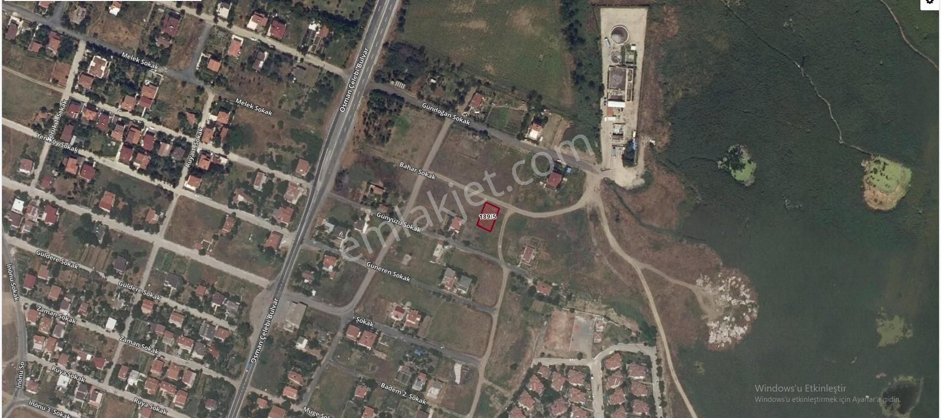 Çorlu Yenice Satılık Villa İmarlı Tekirdağ Yenicede 306 M2 Villa İmarlı Arsa