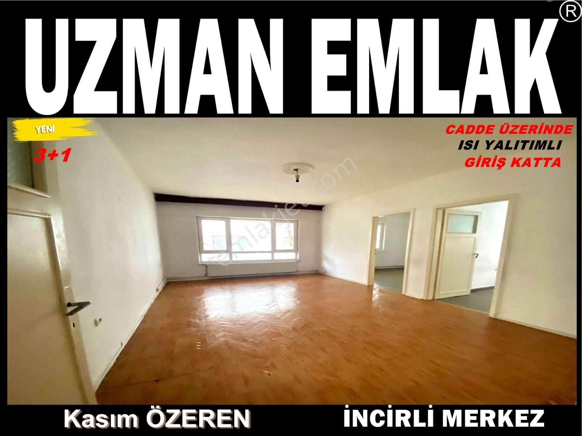 Keçiören İncirli Kiralık Daire Uzman Emlak'dan Gülhane Ve Şehir Hastanesi Yakını Cadde Üzerinde Isı Yalıtımlı Giriş Katta 3+1 Daire