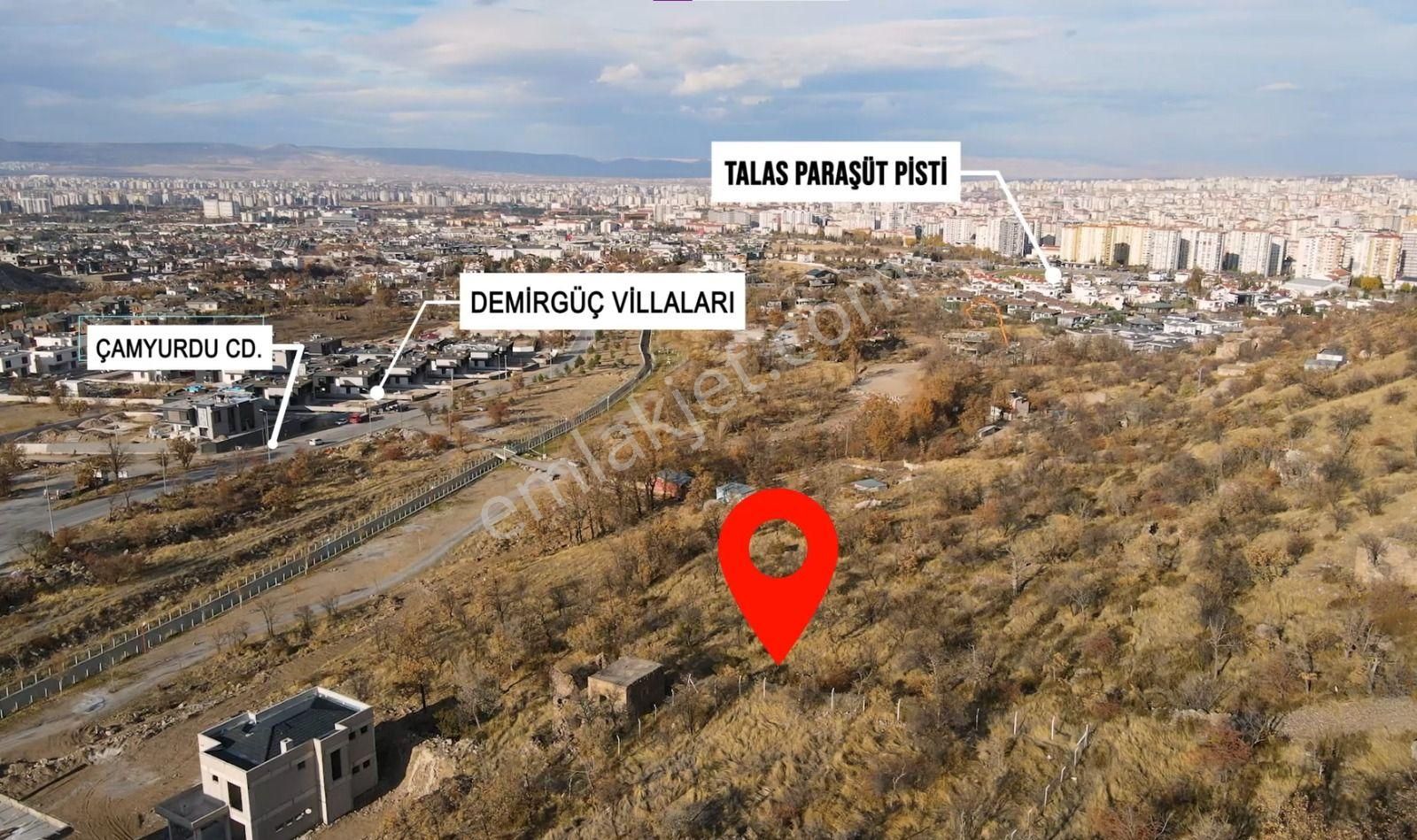 Talas Harman Satılık Villa İmarlı Flora Gayrimenkul Talas Paraşüt Pistine Yakın Villa Parseli