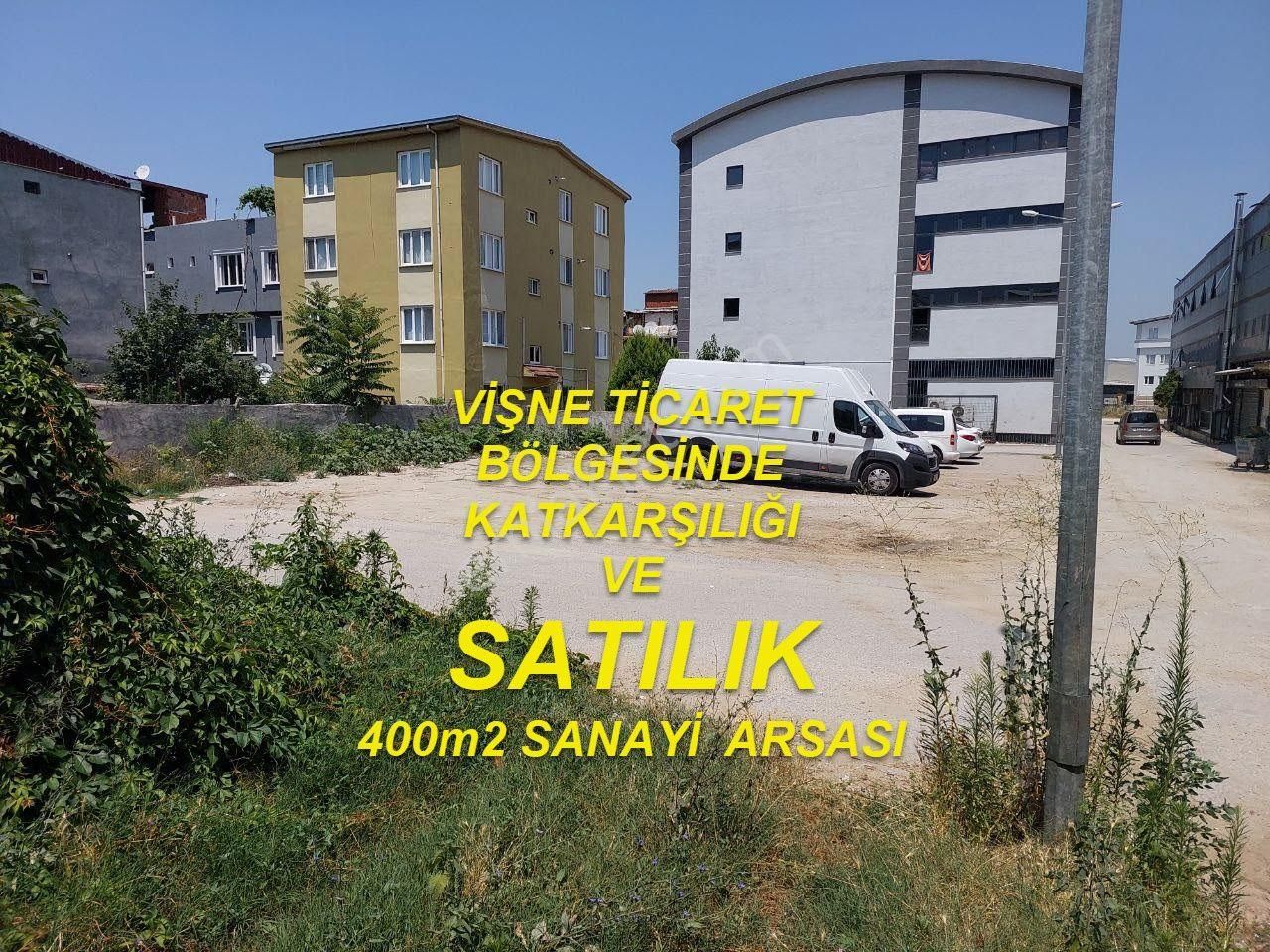 Yıldırım Yunusemre Satılık Sanayi İmarlı Yıldırım Vişne Tic,bölgesinde Katkarşılığı Ve Satılık 400m2 Arsa