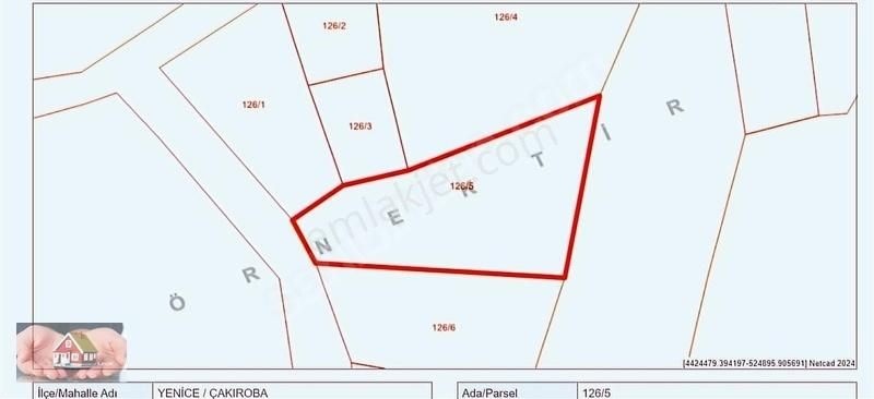 Yenice Çakıroba Köyü Satılık Konut İmarlı Kurtoğlu'ndan Çanakkale Yenice'de Müstakil Arsa