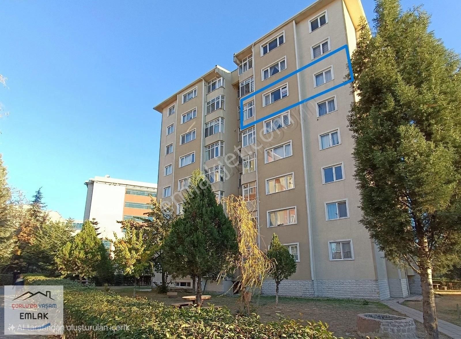 Çorlu Zafer Satılık Daire Çorlu Adalet Sarayı Yanı,uzay Sitesi Masrafsız 3+1 Satılık Daire