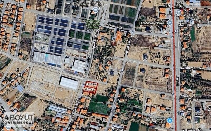 Meram Bahçeşehir Satılık Konut İmarlı Bahçeşehir De Satılık 1000 M2 2 Kat İmarlı Arsa