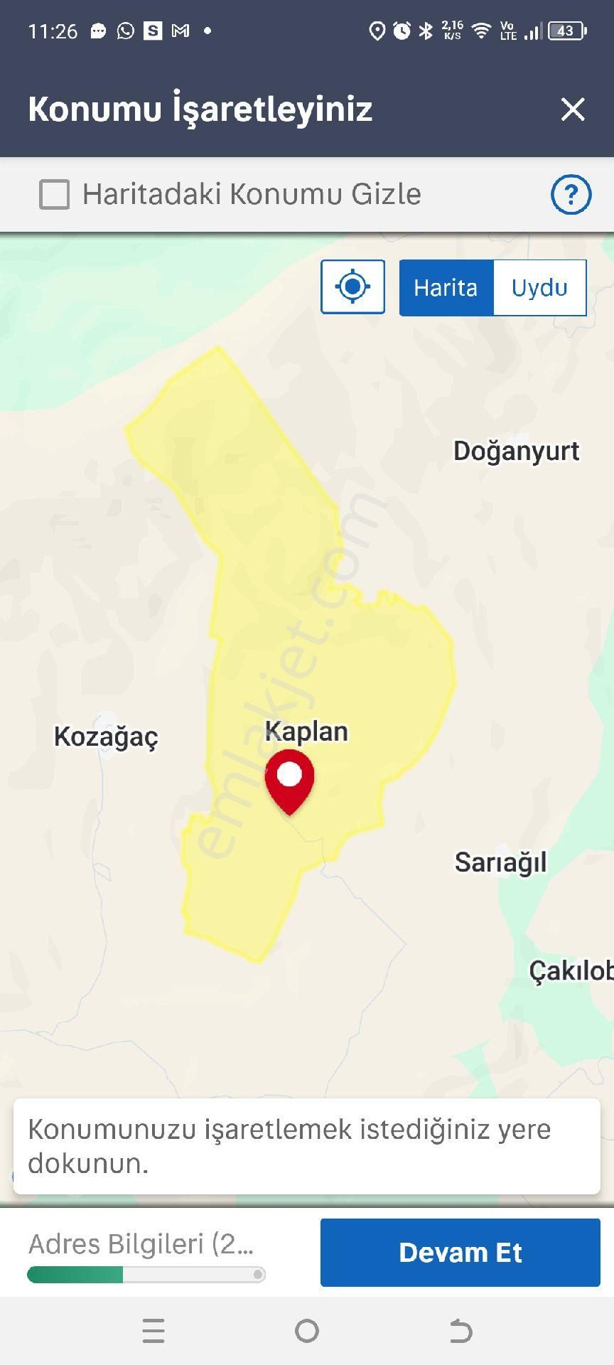 Beypazarı Kaplan Satılık Tarla My Ekipemlak Dan Ankara Beypazarı Kaplan Mahallesinde Satılık Arazi