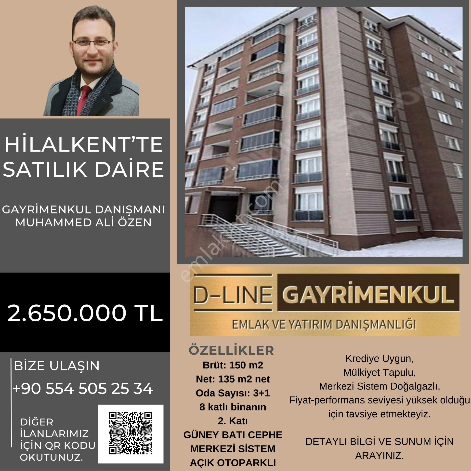 Yakutiye Kurtuluş Satılık Daire D-lıne Gayrimenkul' Den Hilalkentte Ferah Ve Bütçenize Uygun Satılık Arakat 3+1 Daire