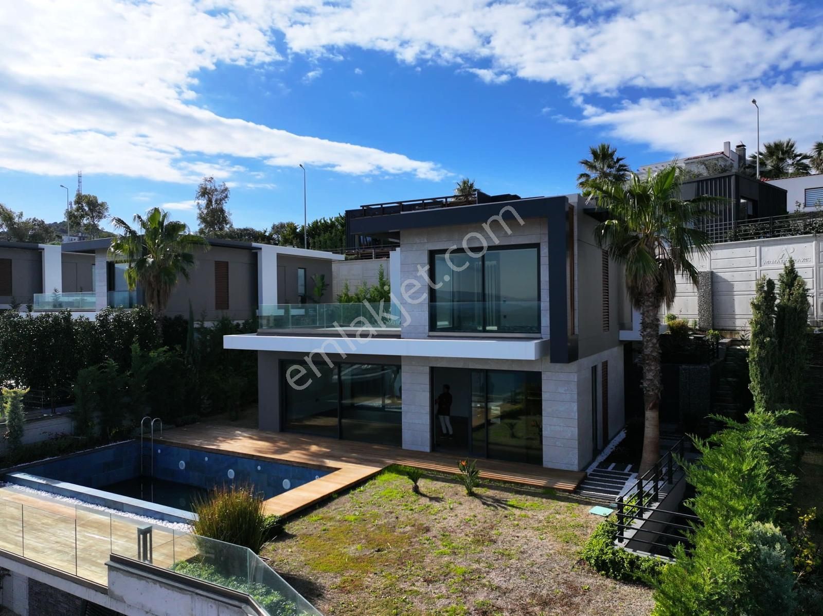 Gündoğan Site İçinde Tam Müstakil Full Koy Manzaralı 4+1 Villa - Görsel 6