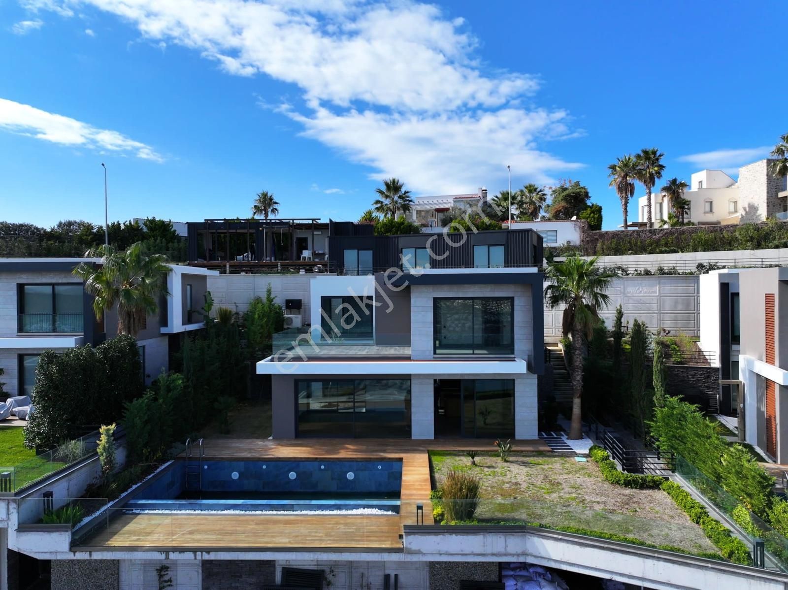 Gündoğan Site İçinde Tam Müstakil Full Koy Manzaralı 4+1 Villa - Görsel 4