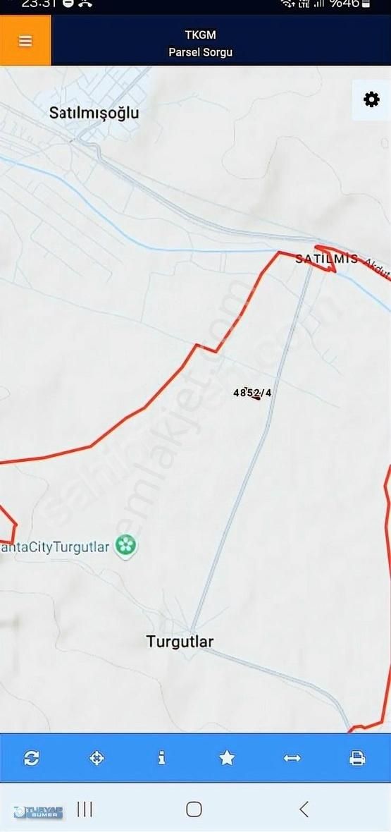 Tepebaşı Turgutlar Satılık Tarla Turyap Sümerden Turgutlarda Kurulu Düzen 3.761m² Satılık Arazi