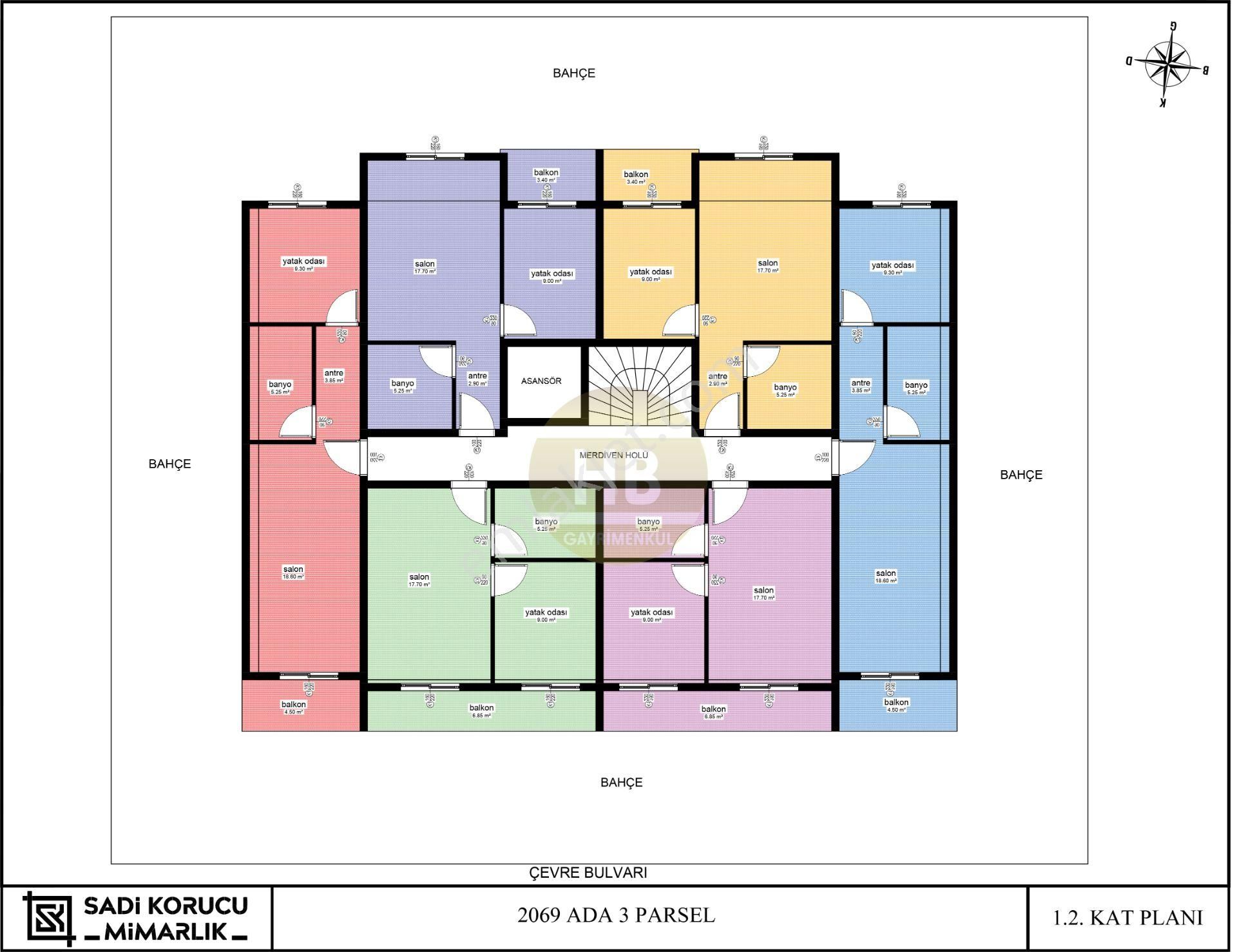 Hb'den Satılık Arsa, Doğu Çevre Bulvarı Üzeri 240 M² Temel Alanı - Görsel 3