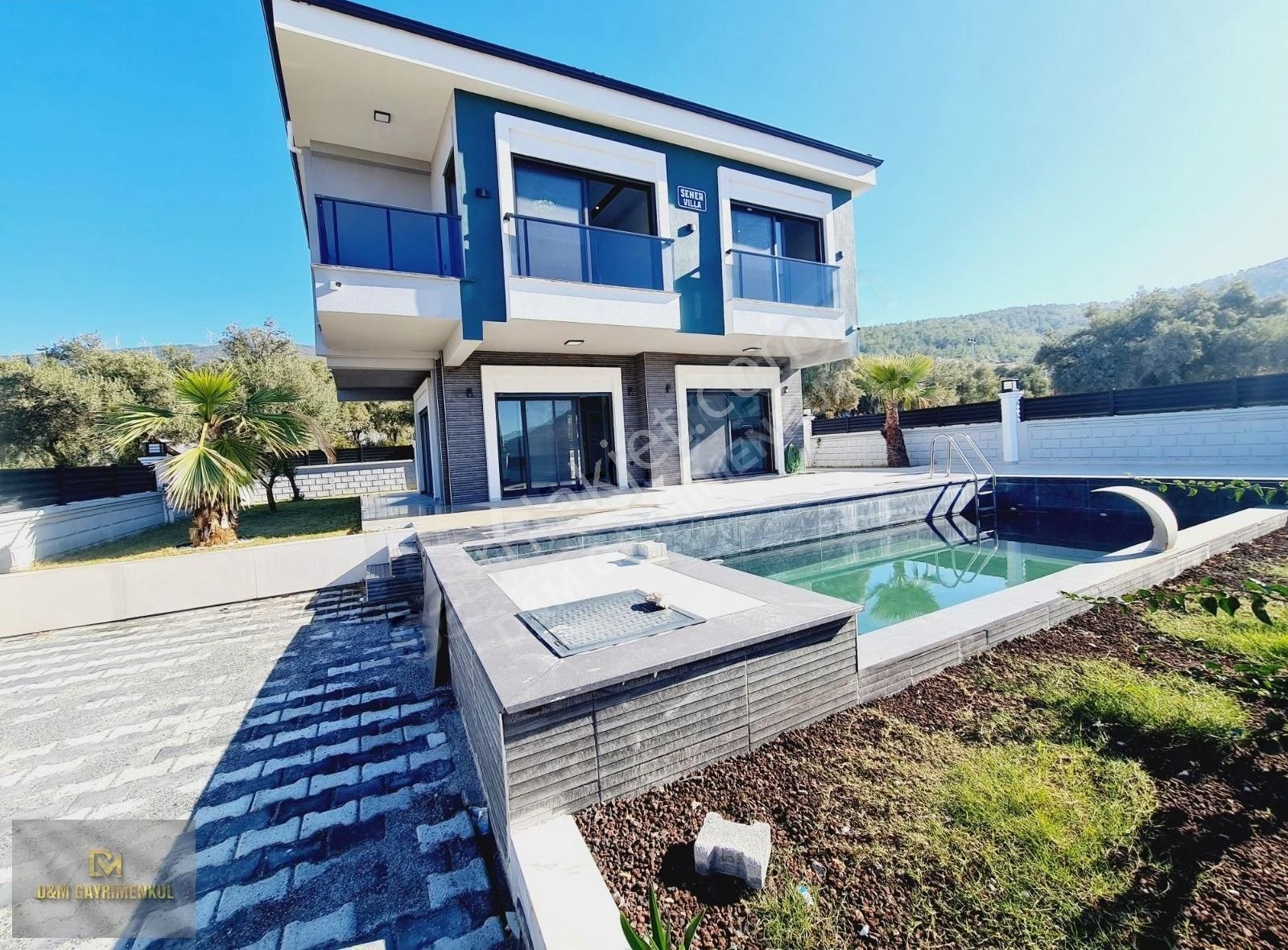 Akbük Merkezde Ful Deniz Manzaralı 3+1 Sıfır Muhteşem Villa - Görsel 30