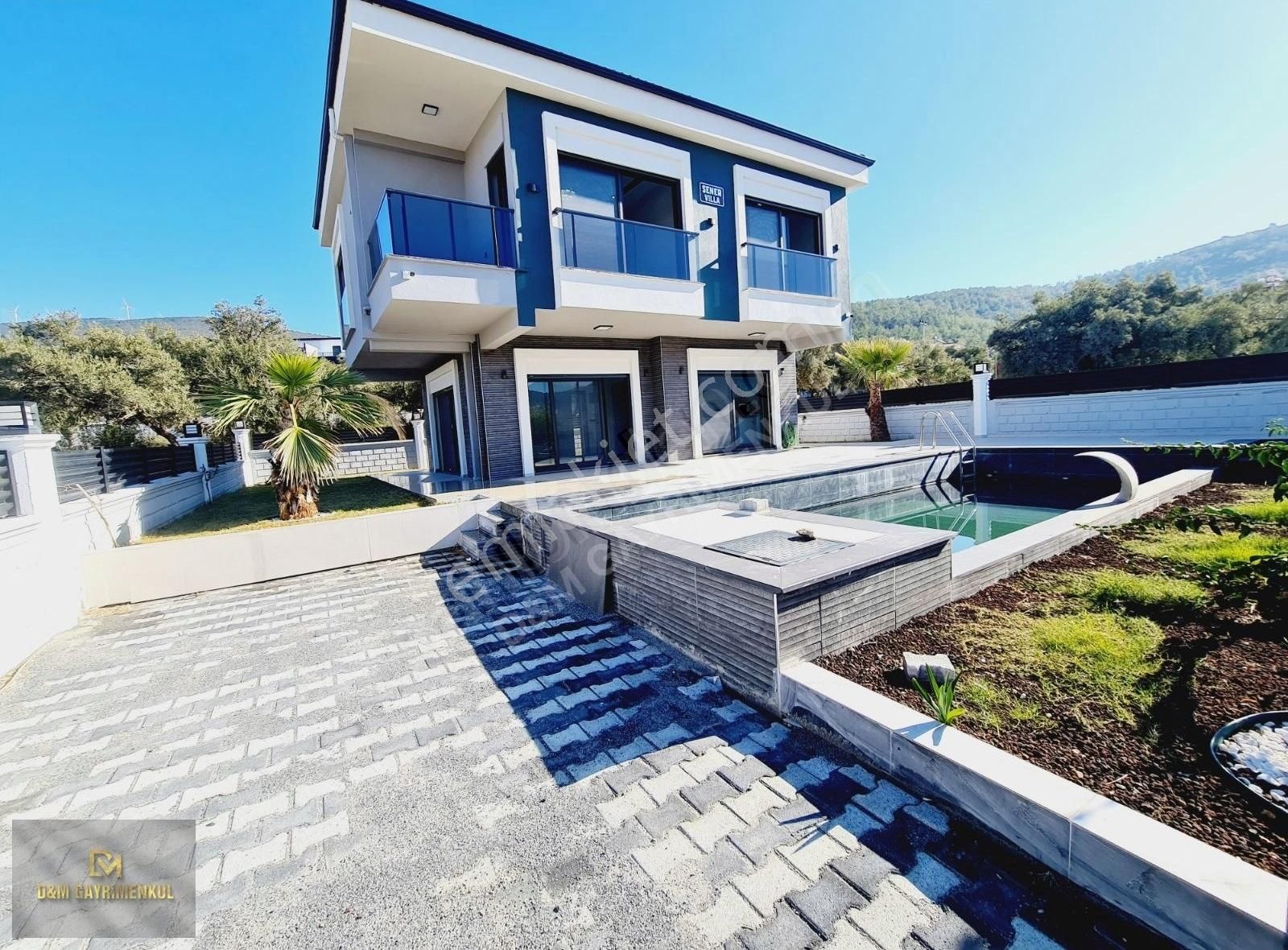 Akbük Merkezde Ful Deniz Manzaralı 3+1 Sıfır Muhteşem Villa - Görsel 35
