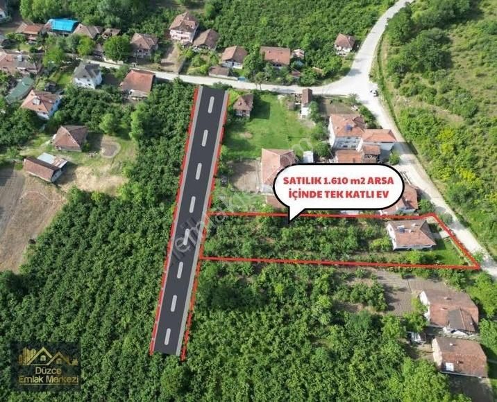 Düzce Merkez Yörük Köyü (Aşağı) Satılık Konut İmarlı Konuralp Yörük Mh 1.610 M2 Arsa İçinde Satılık Müstakil Ev