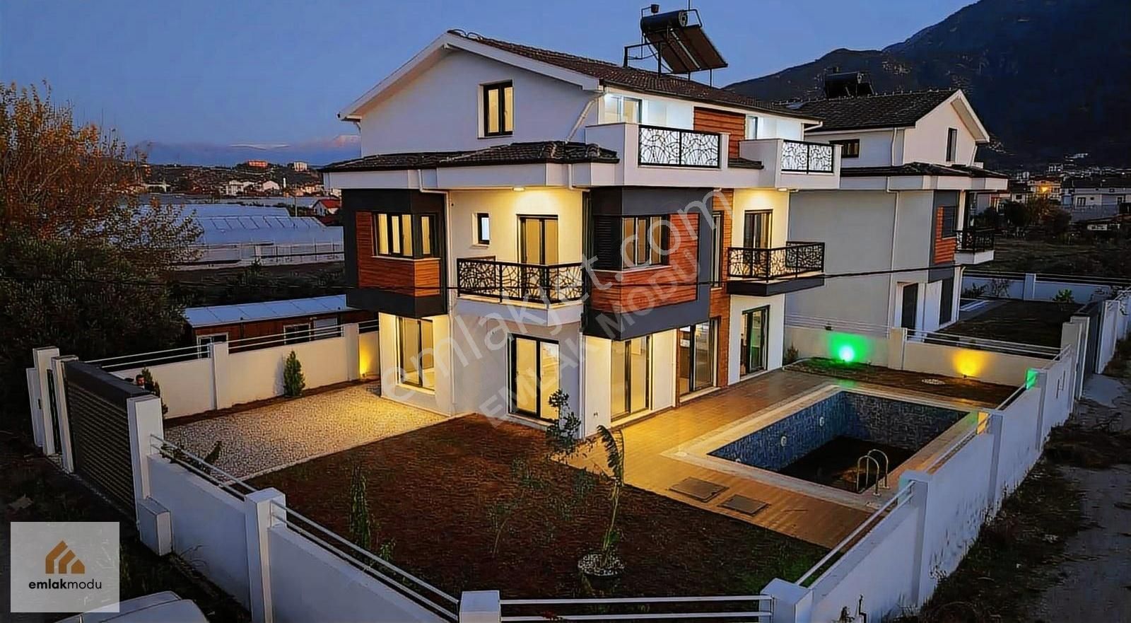 Fethiye Menteşeoğlu Satılık Villa Emlakmodu'ndan Menteşeoğlu Mah.'de 5+1 Havuzlu Müstakil Villa