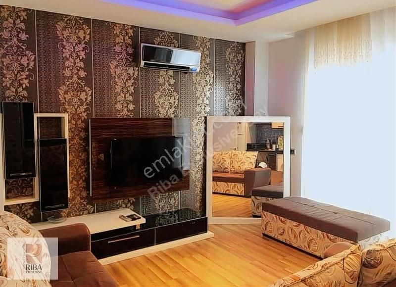 Muratpaşa Güzelbağ Kiralık Daire Vakur Aras'dan Rauf Denktaş Caddesine Yakın Eşyalı 1+1bahçe Katı