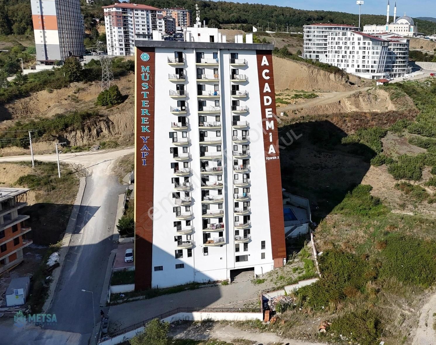 Düzce Merkez Orhangazi Satılık Daire Metsa'dan Academia Tower 2 De Satılık Eşyalı 2+1 Daire