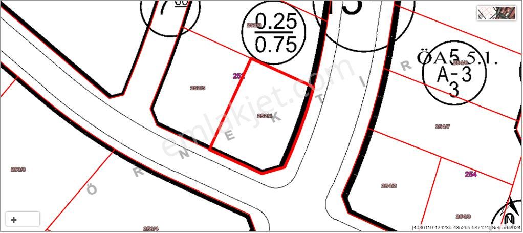 Seydikemer Eşen Satılık Konut İmarlı Seydikemer Eşen Mahallesinde 407 M² Konut İmarlı Satılık Arsa