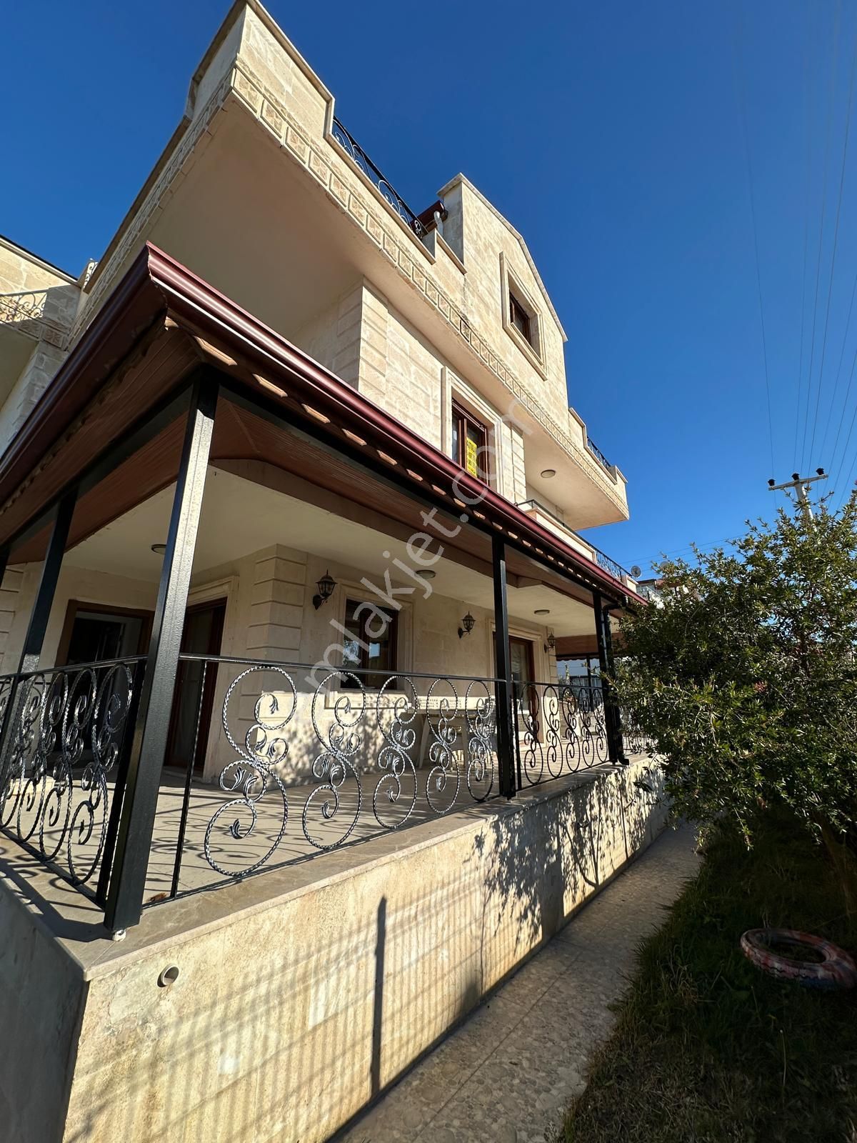 Mardin Sarı Kalker Taşıyla Yapılmış Lüks Villa - Görsel 28
