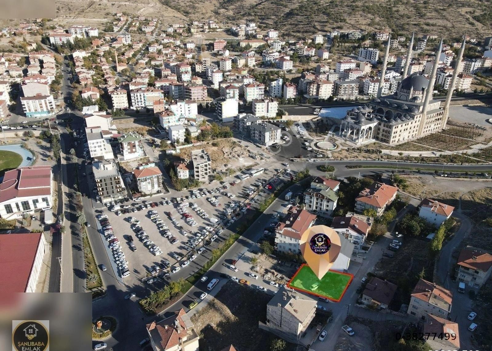 Nevşehir Merkez Raşitbey Satılık Konut İmarlı Şanlıbaba Emlak'tan Çarşının İçinde Ofis Yapımına Uygun Arsa