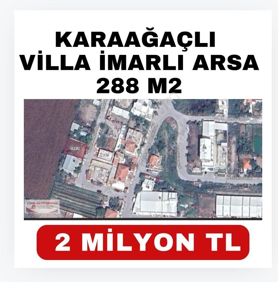 Manisa Şehzadeler Satılık Villa İmarlı Final Gayrimenkul'den Karaağaçlı'da Satılık Villa İmarlı Arsa