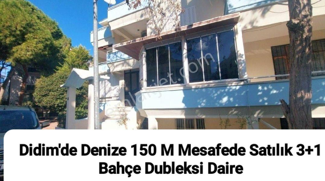 Didim Çamlık Satılık Daire Didim Çamlık Mah Denize 150 M Mesafede Satılık 3+1 Bahçe Dubleks Daire