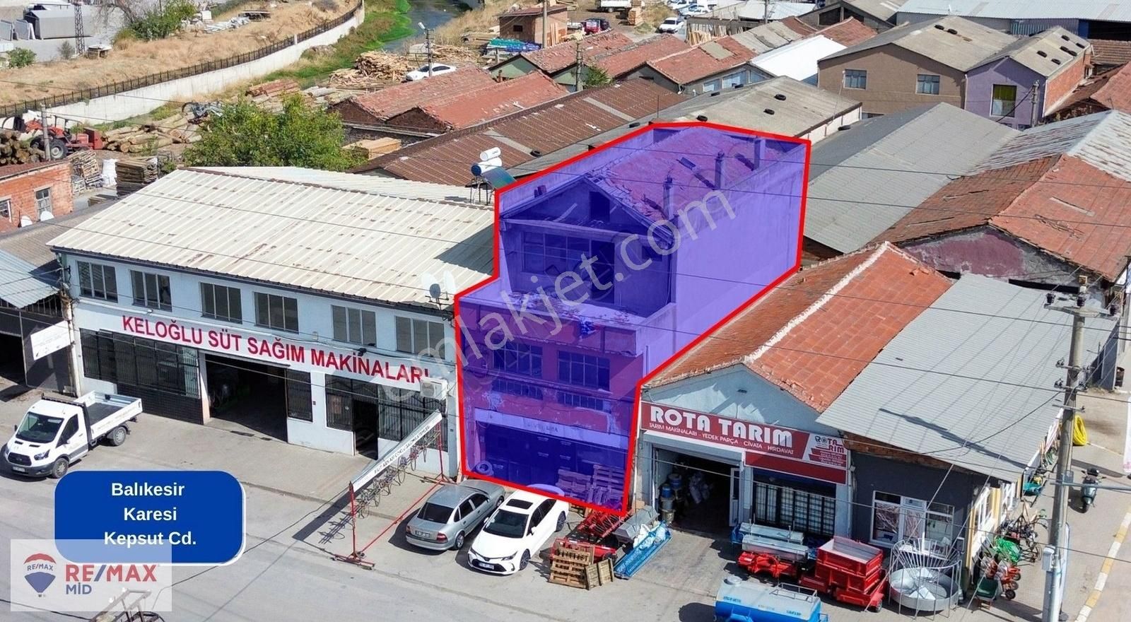 Altıeylül Gümüsçesme Satılık Dükkan & Mağaza Remax Mid'den Eski Kepsut Yolu Mükemmel Konumda Satılık Dükkan