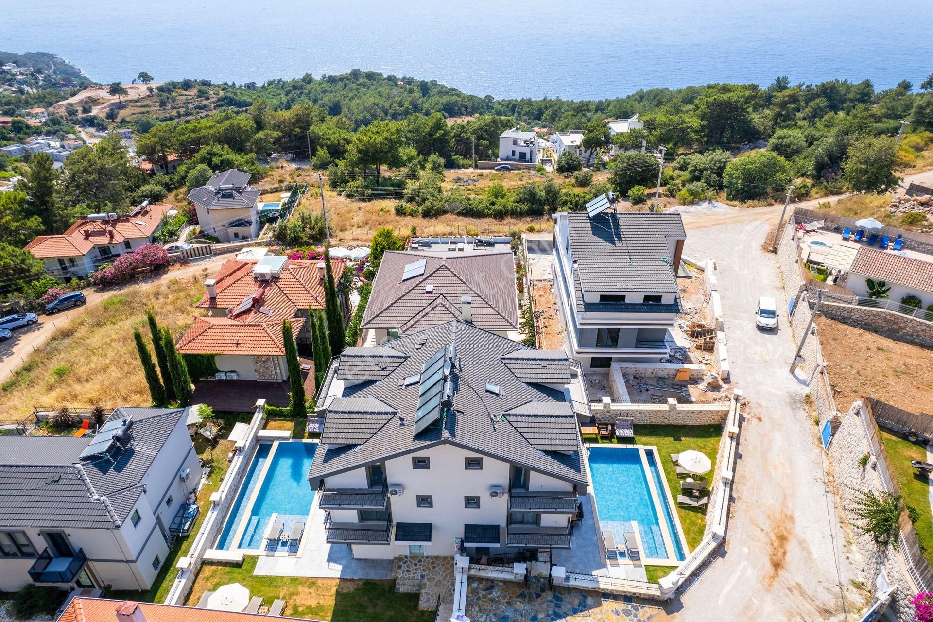 Fethiye Faralya Da Deniz Manzaralı Satılık 2 Adet Villa - Görsel 3